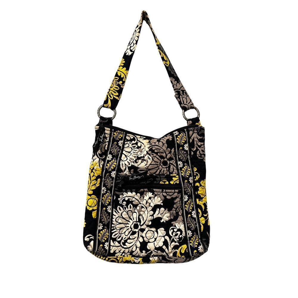 Vera Bradley Quilted Crossbody Purse Paisley Baroque Boho Classic Black Bag